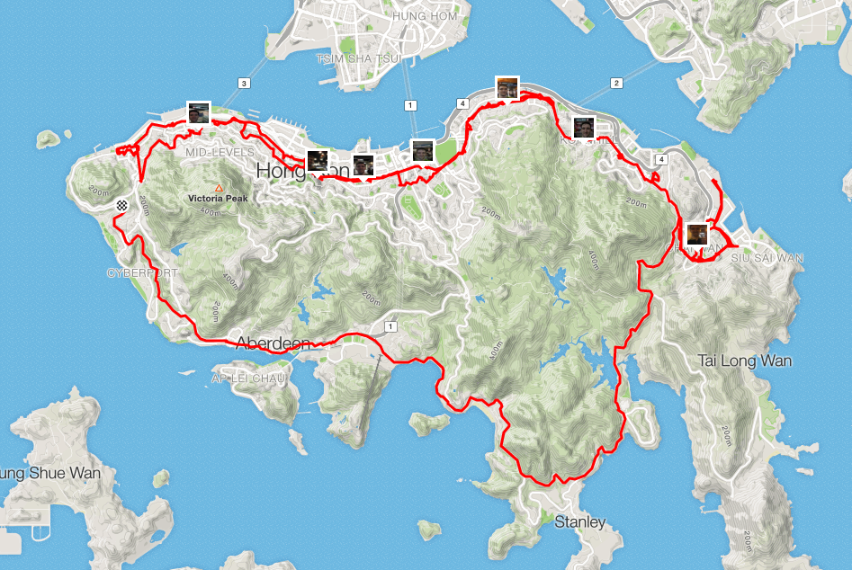 Island Revisited Route