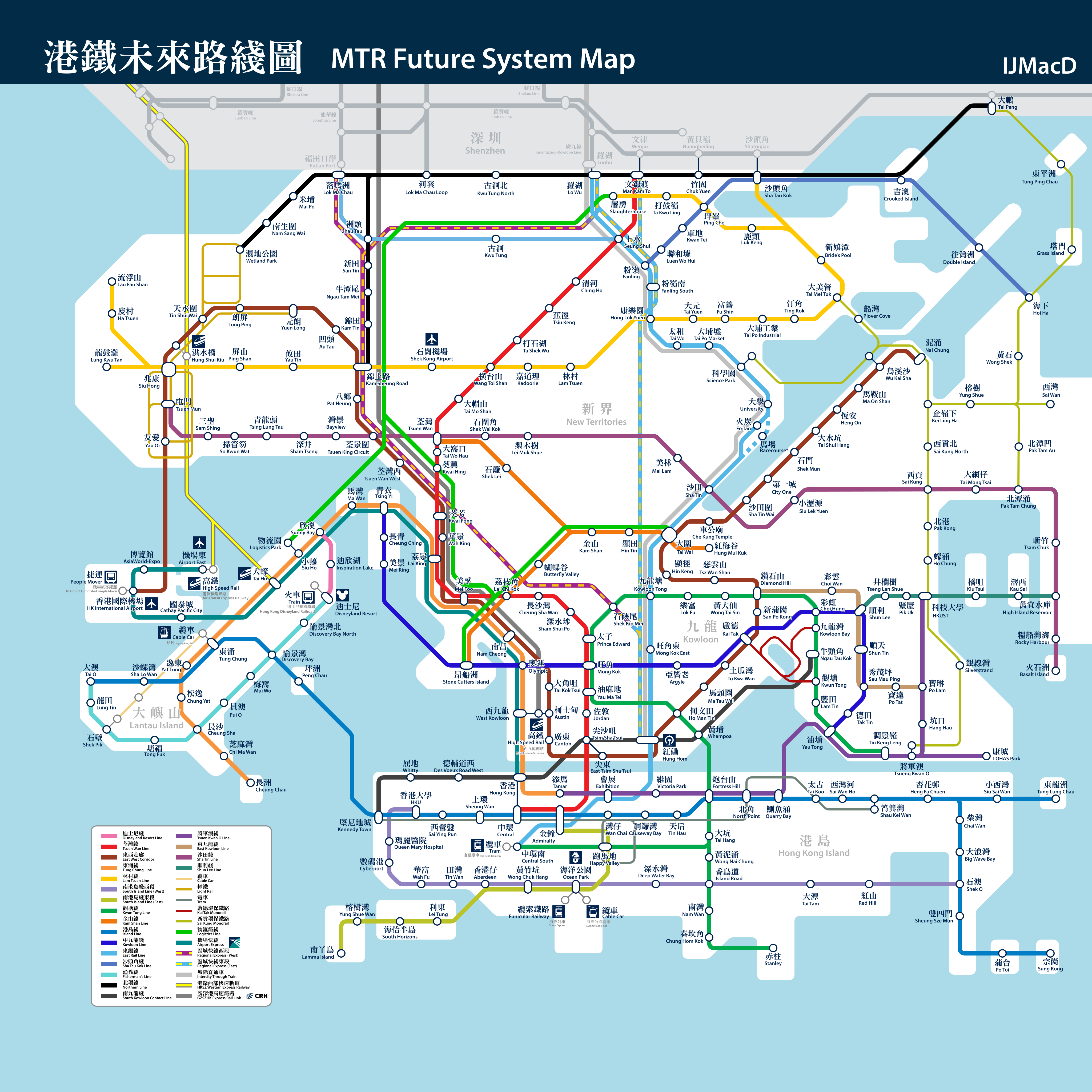 Elizabeth Line map