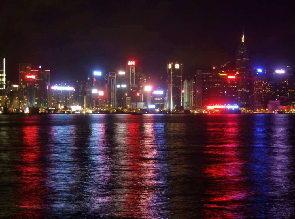 Hong Kong Harbour at Night