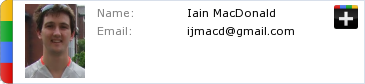 Iain MacDonald's Google Plus Profile